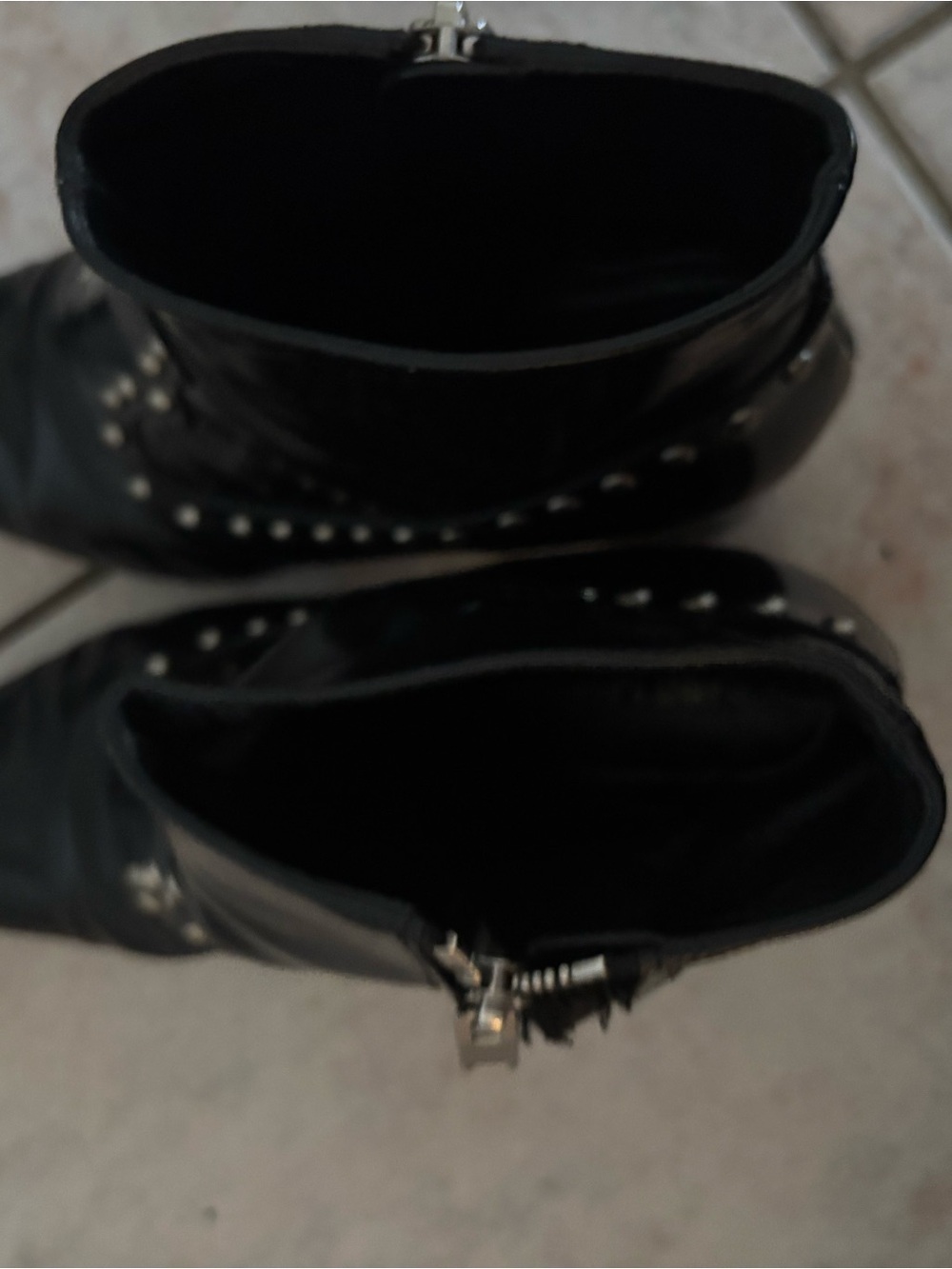 Saint Laurent dress shoes Lucas cowboy boots ysl Camperos stud ankle heels - Picture 6 of 8